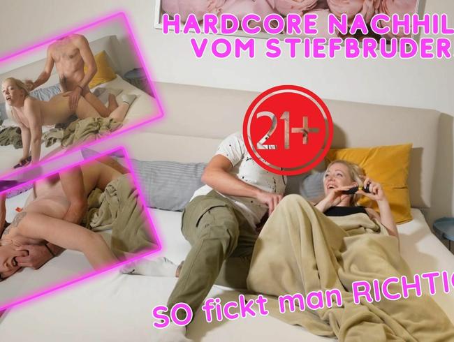 Lea_Kirsch: HARDCORE Nachhilfe vom Stiefbruder! So fickt man RICHTIG!