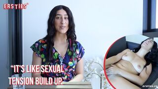 Dunkelhaarige Schlampe masturbiert im Ersties Video