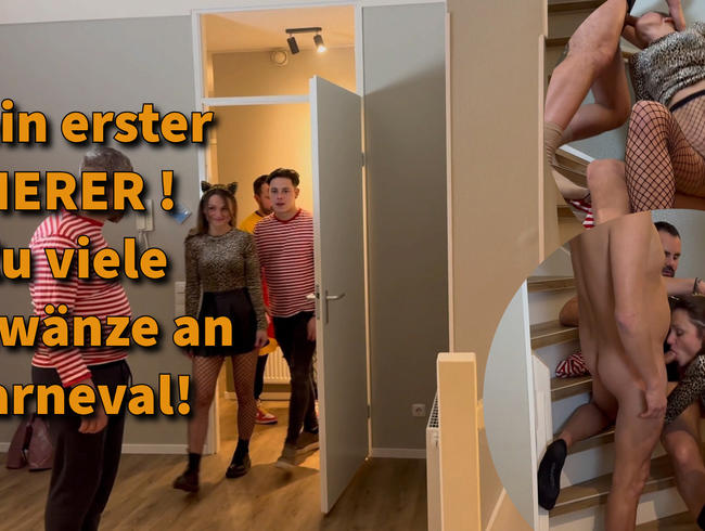 An Karneval hatte Mona Mystery eine geile Vierer Fickorgie
