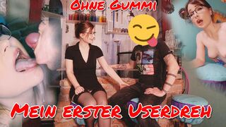 Amateurin Tiny Emily lässt sich beim Userfick direkt blank ficken ohne Gumme