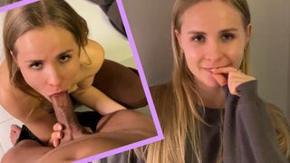 SweetGini: Geht es noch REALER?? Das 1xPOV deinen Schwanz geblasen!!