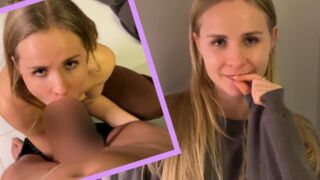 SweetGini: Geht es noch REALER?? Das 1xPOV deinen Schwanz geblasen!!