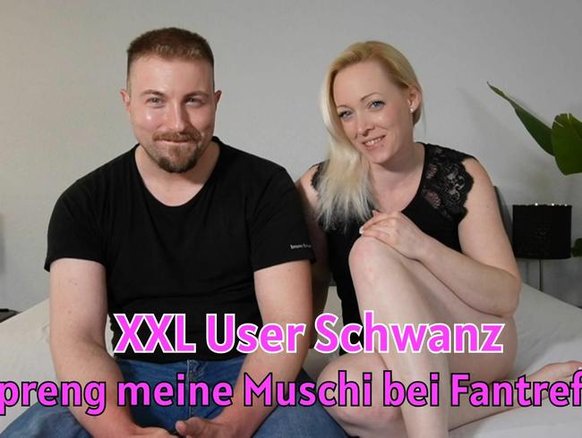Lea_Kirsch erlebt ein Fantreffen mit einem User und seinem Riesenschwanz