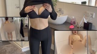 Luna_Lou lässt ihren Squirt Saft im hohen Bogen spritzen
