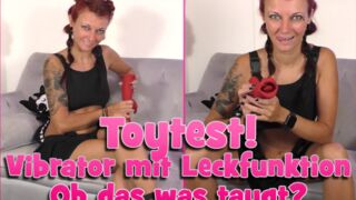 Amateurin Laila Banx testet die Sex Toys
