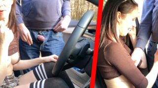 Amateurin Ronya Rabe ist jetzt eine Parkplatz Hobbyhure