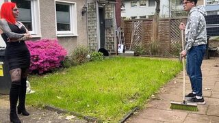 Cat-Coxx verführt den jungen Nachbarn zum Ficken