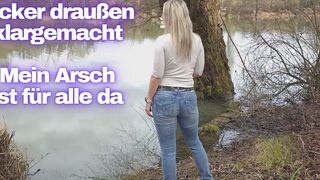 Outdoor einen Arsch-Liebhaber abgeschleppt (Annabel Massina)