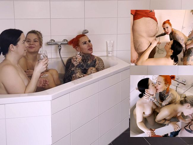 Cat-Coxx erlebt geile Gruppenfick Orgie