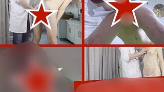 Geile Nachbarn lässt sich vom Schul Doktor untersuchen