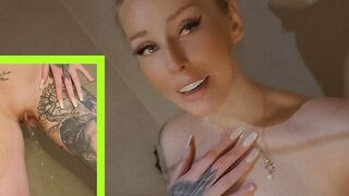 Ella-Wolff lässt die Pisse laufen in der Dusche