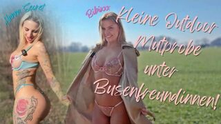 Bibixxx macht mit ihrer Bestie eine Mutprobe