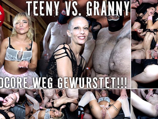 Andy-Star genießt die Gangbang Creampie Orgie