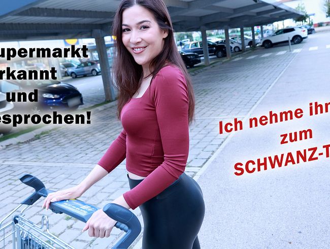 Mary-Haze - Er quatscht mich im Supermarkt an! Besteht er meinen Schwanztest?
