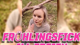 Outdoor in den Frühling ficken mit Shorty-Holly