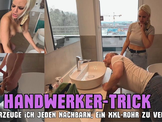 Nicix-Fetish @ Handwerker ausgetrickst... er verlegt sein Rohr in mir