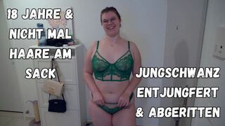 Erst ist erst 18 und wird von einer Hobbyhure entjungfert (Lina-Love)