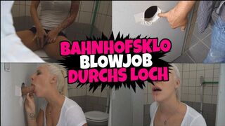 Egon Kowalski - Blowjob am Glory Hole im Bahnhof
