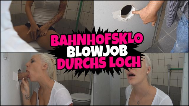 Egon Kowalski - Blowjob am Glory Hole im Bahnhof