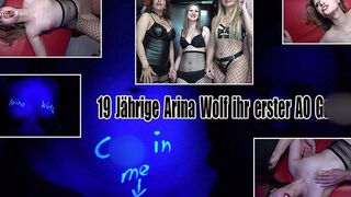 GB-Chief beschert dem Teengirl die erste Gangbang Orgie