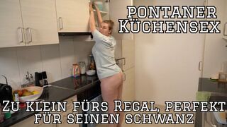 Lina Love reitet ihn direkt in der Küche