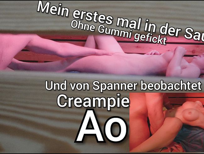 Tiny-Emily @ Mein 1. Sex in der Sauna ohne Kondom