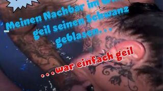 Lucyyyyylove bläst dem Nachbarn einen im Whirlpool