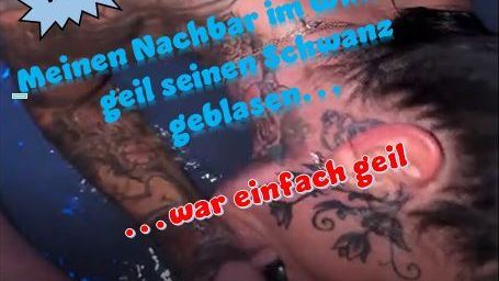 Lucyyyyylove bläst dem Nachbarn einen im Whirlpool