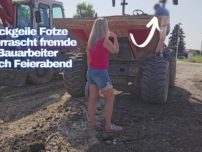Annabel Massina überrascht die geilen Bauarbeiter
