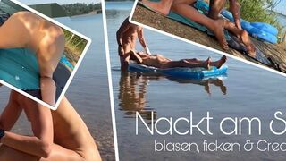 GymSlave bekommt eine Spermamuschi am See