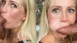 baebaezoe @ Outdoor Blowjob