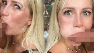 baebaezoe @ Outdoor Blowjob