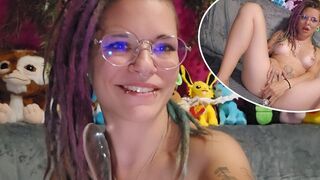 ViGothFox: Glasdildo ganz tief in meiner Pussy