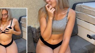 Luckylucy18 kommt laut im Camper