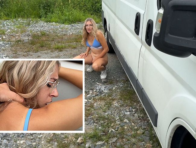 Luckylucy18 bekommt vom Fremde eine Creampie