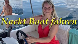 SweetSusiNRW bei der nackten Bootsfahrt