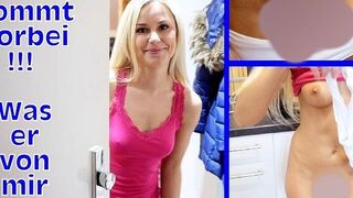 Private-Lisa hat Besuch von ihrem Nachbarn