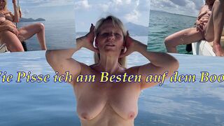SweetSusiNRW muss vom Boot runter pinkeln