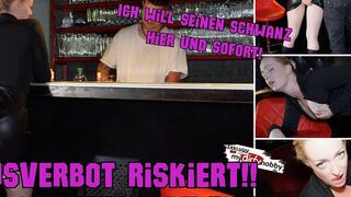 Hausverbot für Lea-Kirsch? Frecher Fick an der Bar