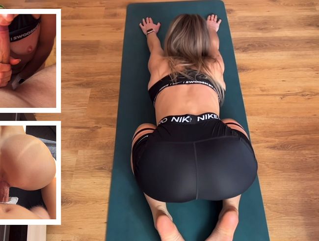 Luna-Velvet lässt sich nach dem Training bumsen