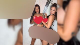 twoinked_dolls lässt sich den Fotzen Saft schmecken