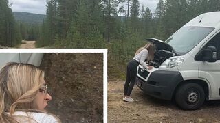 Luckylucy18 hat eine Autopanne und bekommt Hilfe von einem fremden Mann