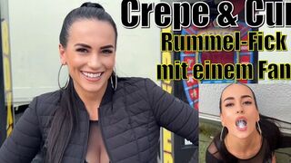 Lola-Candy fickt einem Fan auf der Kirmes