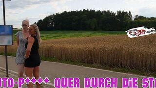 Pornofahrt quer durch die Stadt [LeaKirsch]