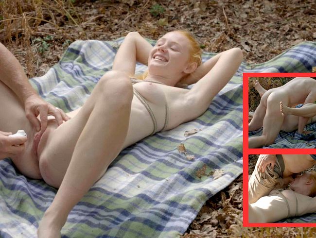 Phine wird im Wald gefesselt & geil abgefickt [natuerlichreiten]