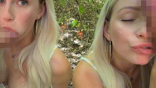 Blondine lutscht gerne Schwänze (baebaezoe)