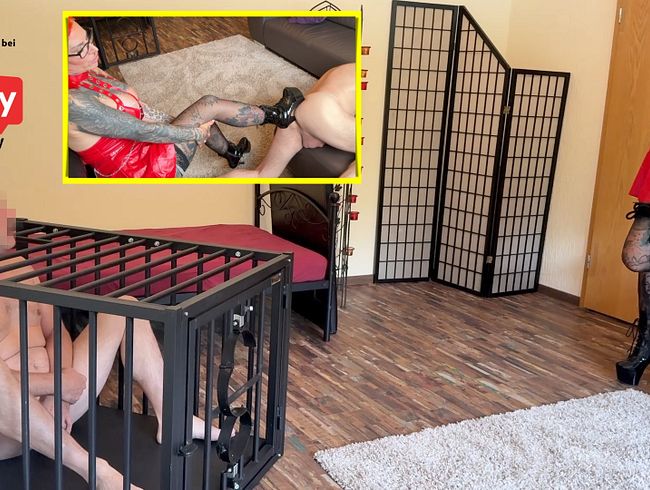 Cat-Coxx benutzt ihren Daddy als devotes Lustobjekt