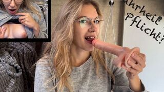Wahrheit oder Pflicht Spezial-Edition mit Luckylucy18! Sperma auf meiner Muschi