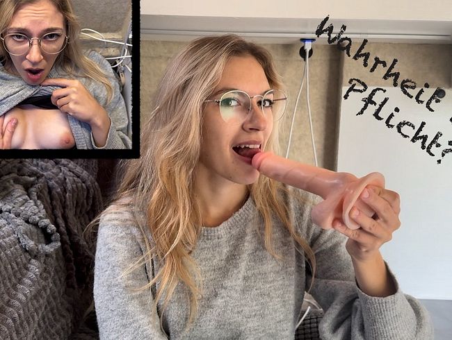 Wahrheit oder Pflicht Spezial-Edition mit Luckylucy18! Sperma auf meiner Muschi