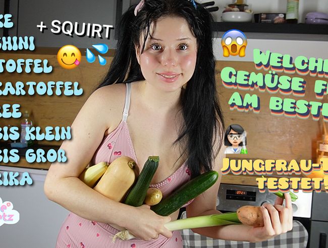 Daphne-Dietz testet, welches Gemüse am besten fickt